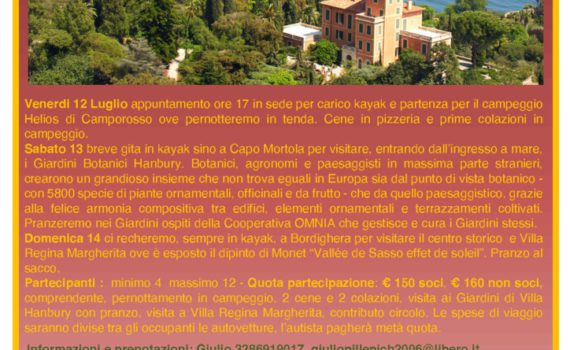 thumbnail of Volantino Giardini Hanbury e Bordighera