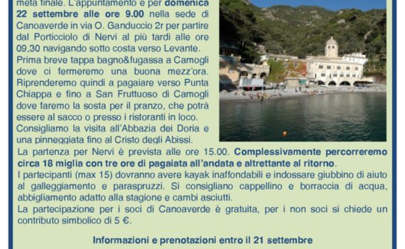 thumbnail of Volantino Camogli S.Fruttuoso