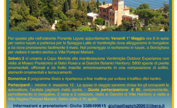 thumbnail of Volantino Giardini Hanbury e Bordighera