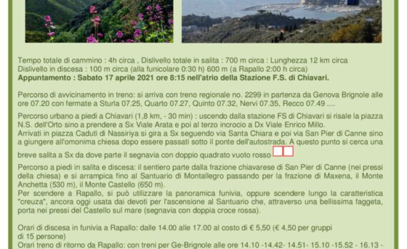 thumbnail of Vol Chiavari – Santuario di Montallegro – Rapallo